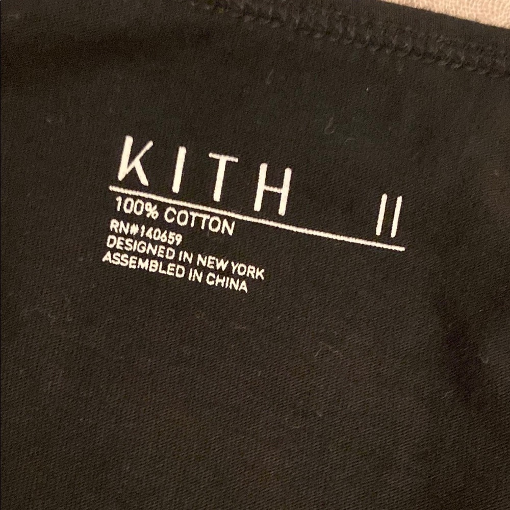 KITH Black Sleeveless COTTON Crop Back tie Top. - Picture 5 of 8